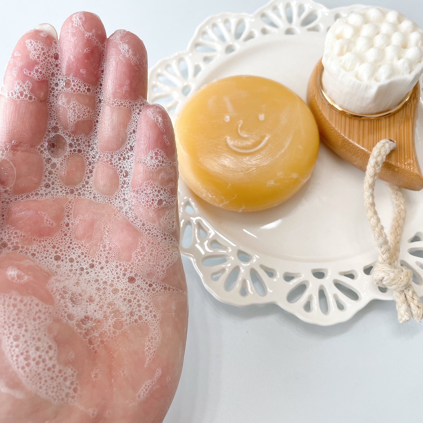 Eco & Nico クレンジングソープ/ペリカン石鹸/洗顔石鹸を使ったクチコミ(5枚目)