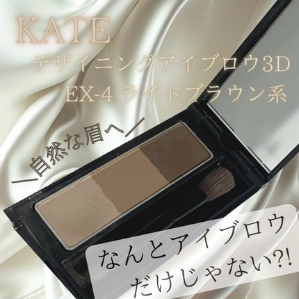 ケイト デザイニングアイブロウ3D/KATE/パウダーアイブロウを使ったクチコミ(1枚目)