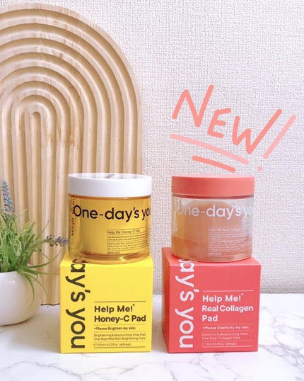 ヘルプミー! リアルコラーゲンパッド/One-day's you/トナーパッドを使ったクチコミ(1枚目)