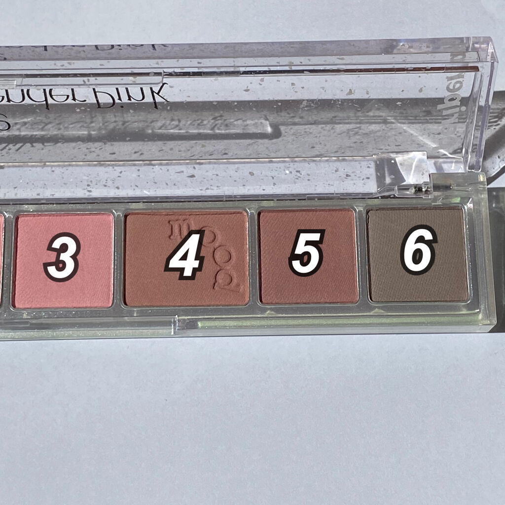 オール テイク ムード パレット(24AD) 【旧】09 MOONLIKE LAVENDER PINK/PERIPERA/アイシャドウパレットを使ったクチコミ（3枚目）