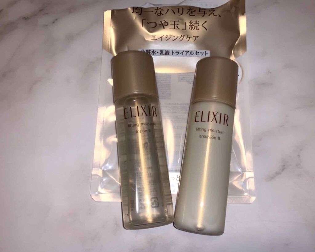 エリクシール シュペリエル 「つや玉」体感セット（エイジングケア）/エリクシール/トライアルキットを使ったクチコミ（2枚目）