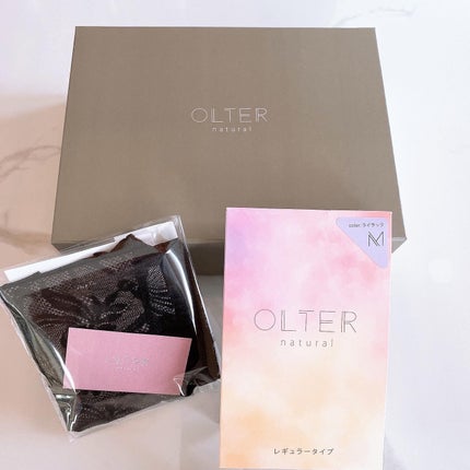OLTER natural 吸水型サニタリーショーツのクチコミ「日本の品質とデザインが融合した
OLTER SHORTS🖤
@olter_natura.....」(2枚目)