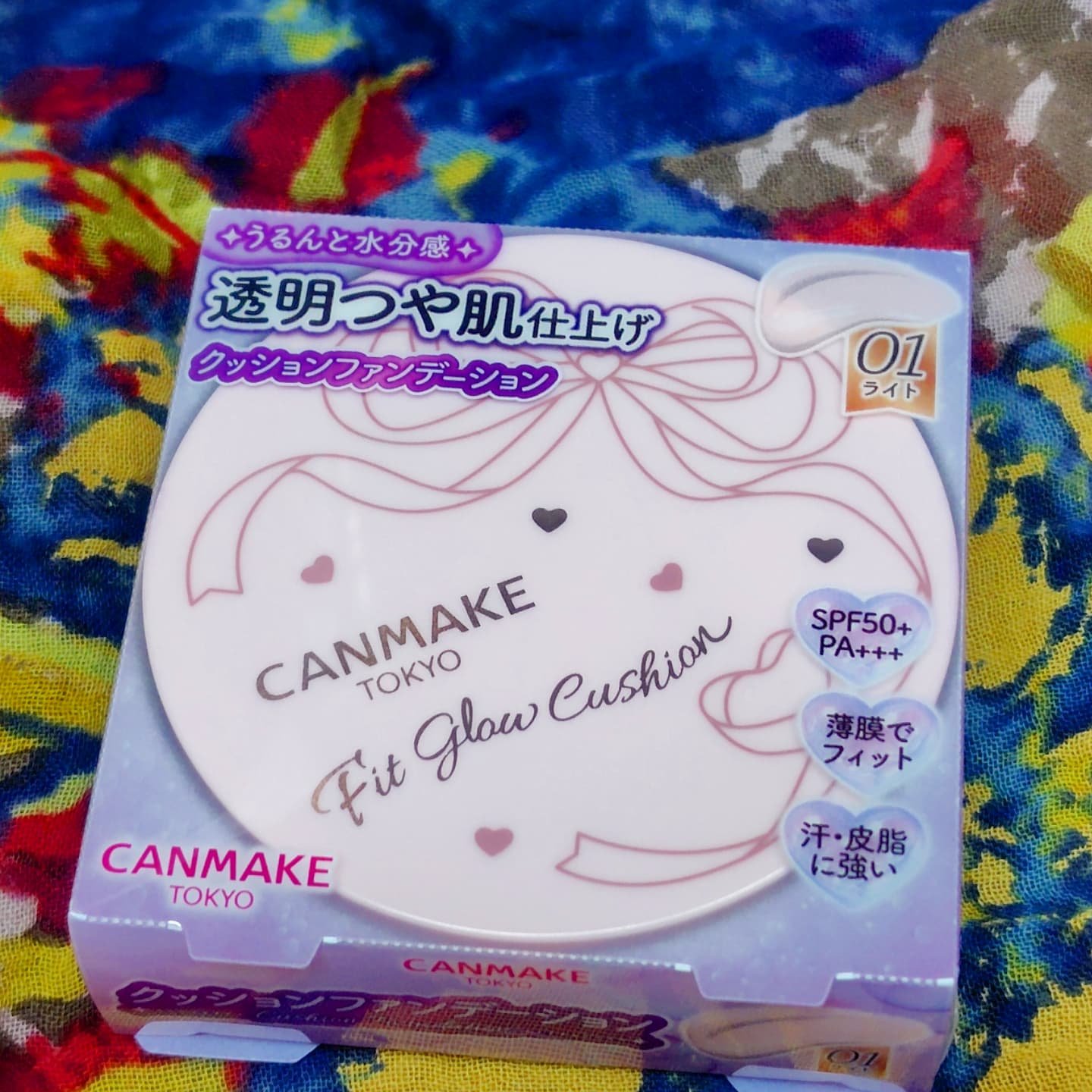 フィットグロウクッション/キャンメイク/クッションファンデーションを使ったクチコミ（3枚目）