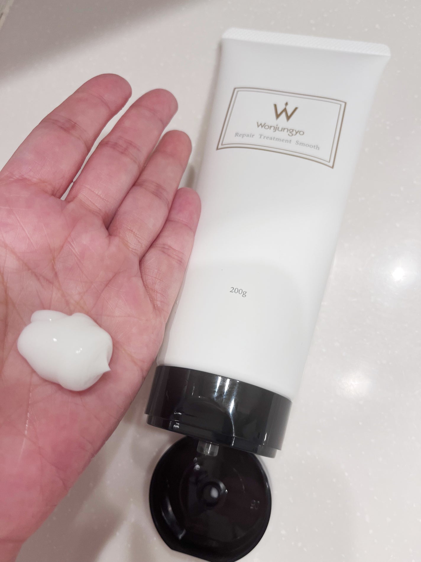 ウォンジョンヨ リペアシャンプー スムース/リペアトリートメント スムース/Wonjungyo/市販シャンプーを使ったクチコミ(3枚目)