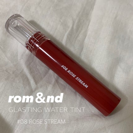 グラスティングウォーターティント/rom&nd/リップティントを使ったクチコミ(2枚目)