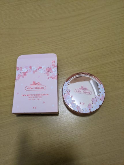 CICA エアリーフィットカバークッション/VT/クッションファンデーションを使ったクチコミ(1枚目)