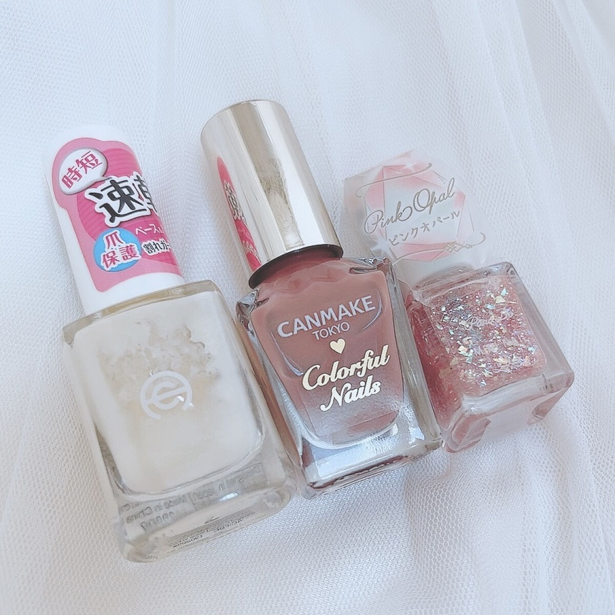 AC クイックドライベース＆ハードナー/AC MAKEUP/ネイルベースコートを使ったクチコミ（2枚目）