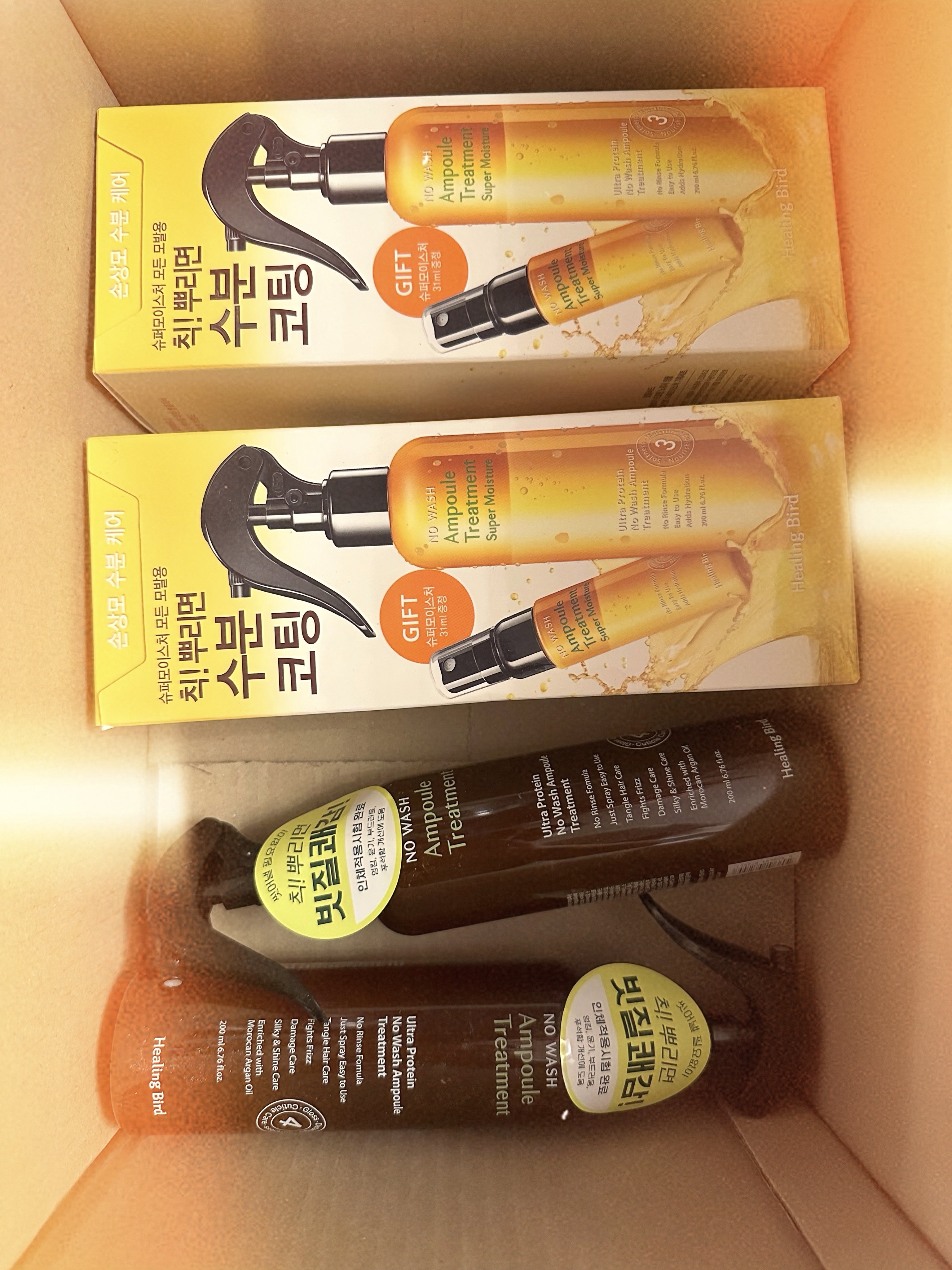 ノーウォッシュアンプルトリートメントモイスチャー /Healing bird/アウトバストリートメントを使ったクチコミ（2枚目）