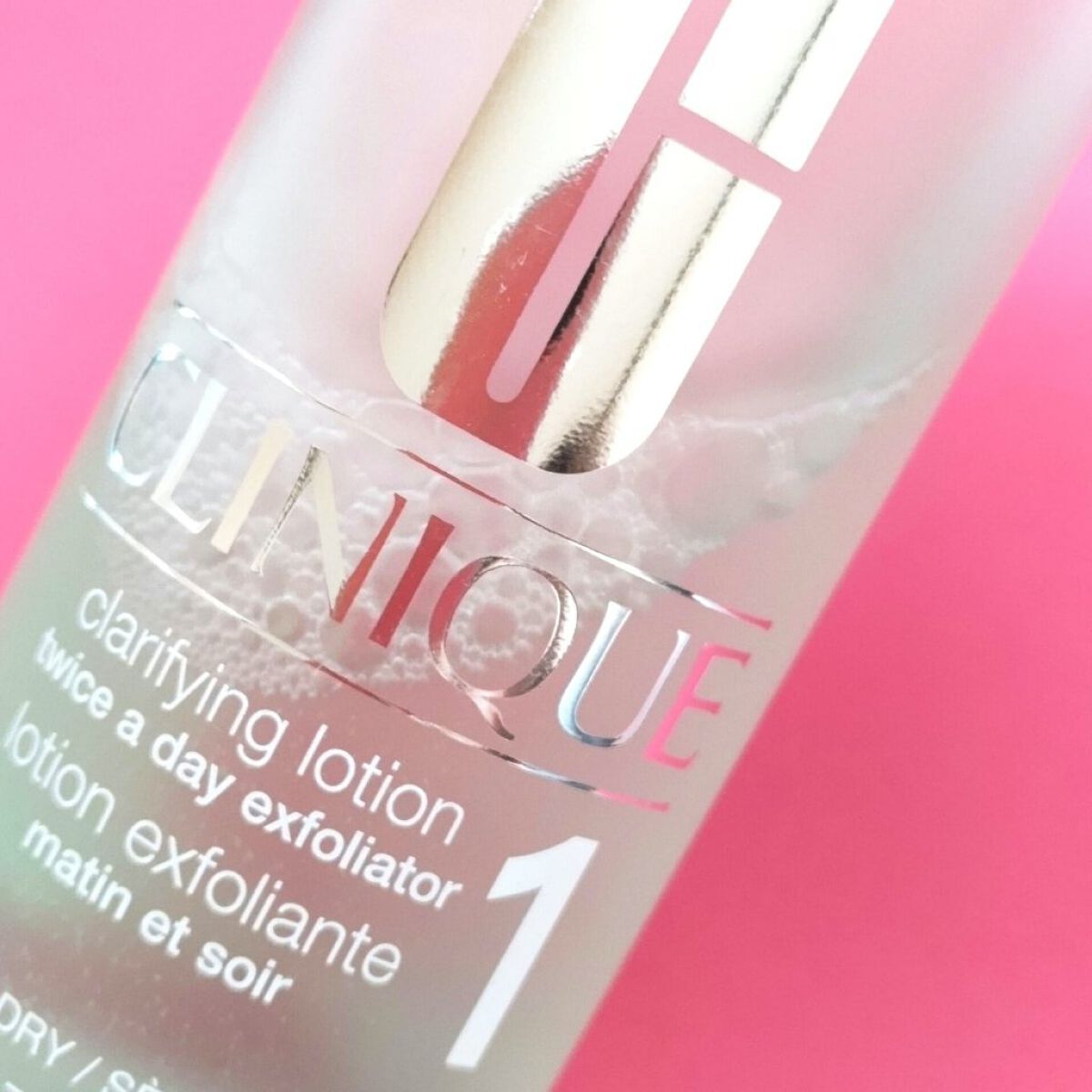 クラリファイング ローション 1/CLINIQUE/拭き取り化粧水を使ったクチコミ（1枚目）