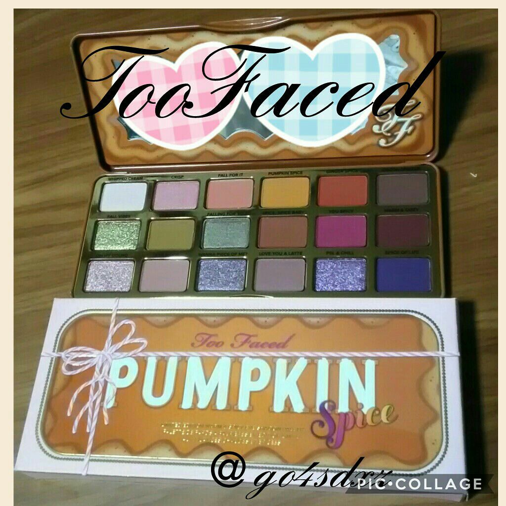 パンプキン スパイス アイシャドウ パレット(旧)/Too Faced/アイシャドウパレットを使ったクチコミ（1枚目）