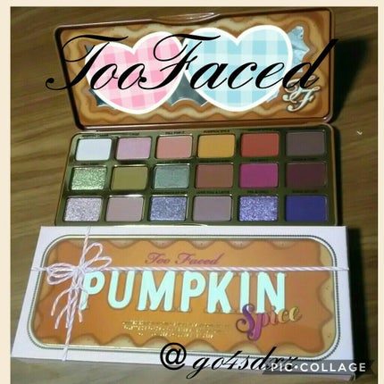 パンプキン スパイス アイシャドウ パレット(旧)/Too Faced/アイシャドウパレットを使ったクチコミ(1枚目)