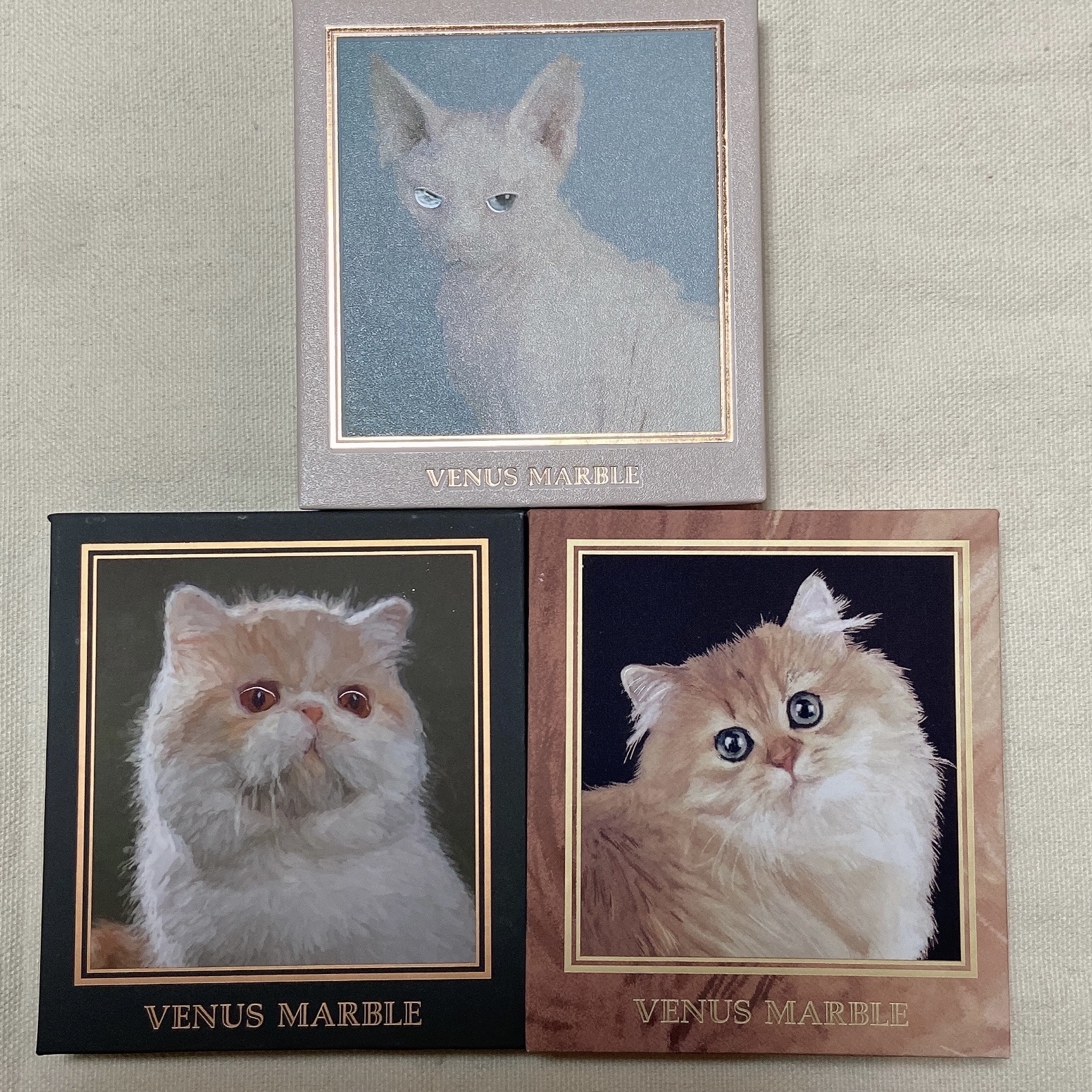 Venus Marble アイシャドウキャットシリーズ/Venus Marble/アイシャドウパレットを使ったクチコミ（3枚目）