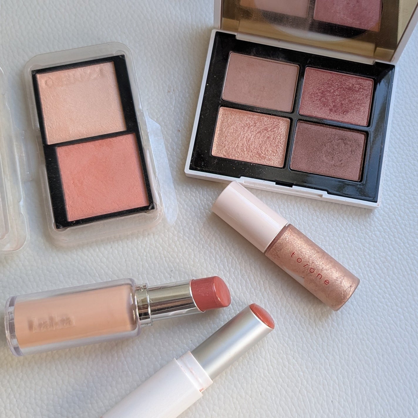 pafu8 on LIPS 「#今日のコスメ#今日のメイクこんにちは💛顔面コーラルにした日!..」(1枚目)