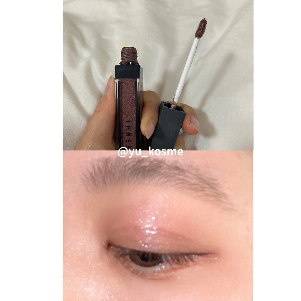 ウイスパーグロスフォーアイ/THREE/リキッドアイシャドウを使ったクチコミ(5枚目)