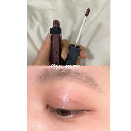 ウイスパーグロスフォーアイ/THREE/リキッドアイシャドウを使ったクチコミ(5枚目)