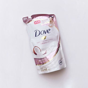 ダヴ ボディウォッシュ ココナッツミルク＆ジャスミンのクチコミ「☑︎ボディソープ
#ダヴ @dove . 
#ボディウォッシュココナッツミルク＆ジャスミン
......」（1枚目）