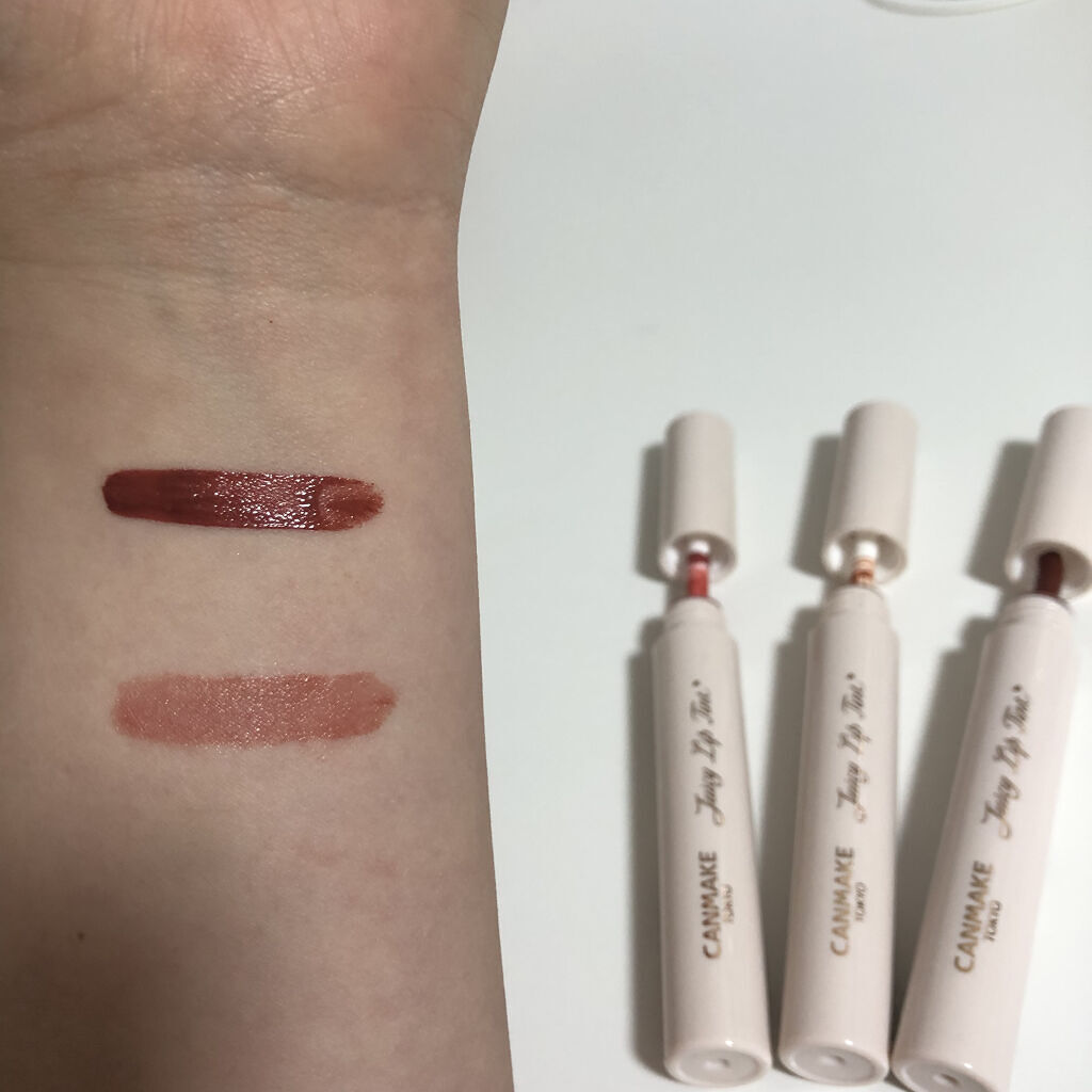 ジューシーリップティント/キャンメイク/口紅を使ったクチコミ（2枚目）