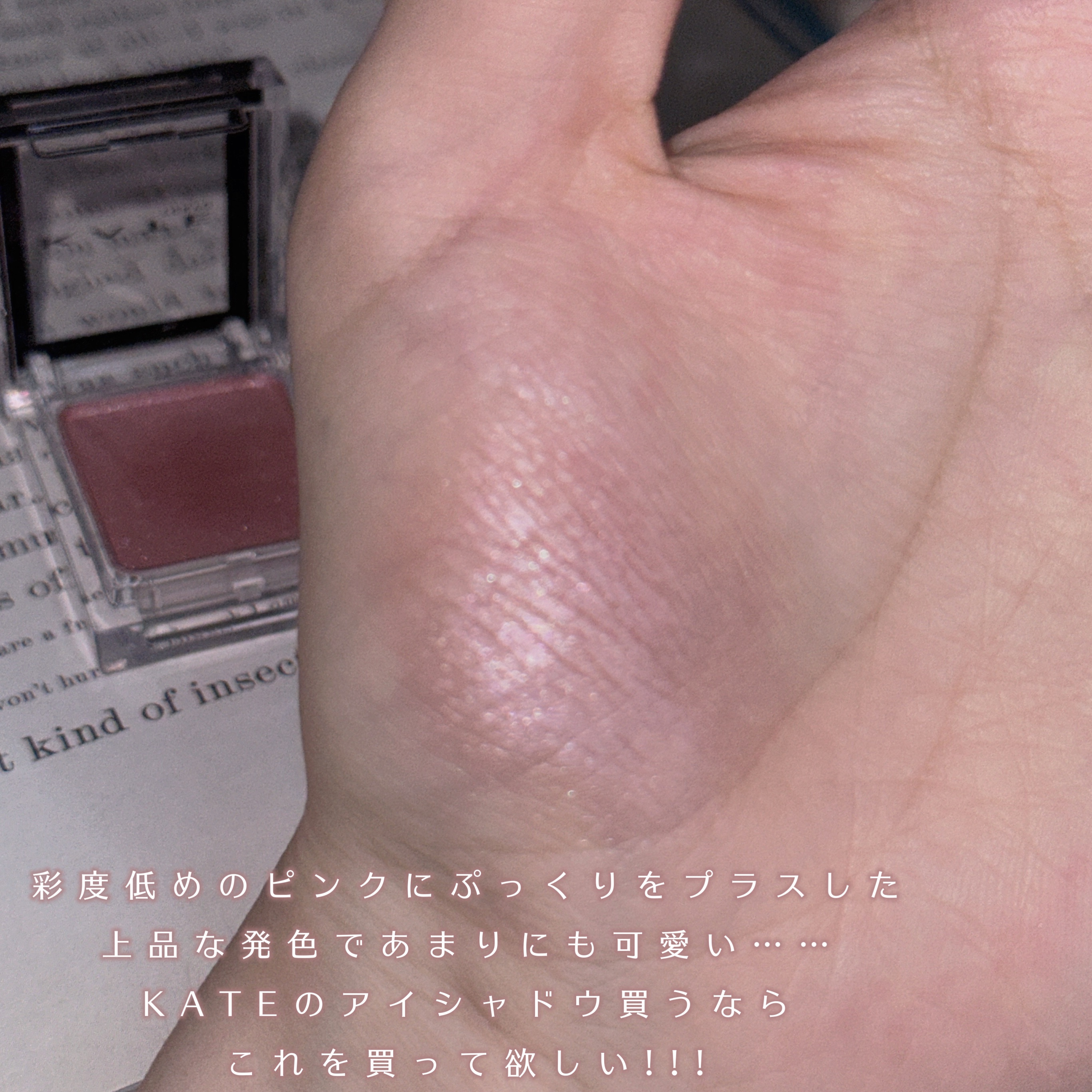 ケイト ザ アイカラー/KATE/単色アイシャドウを使ったクチコミ（3枚目）