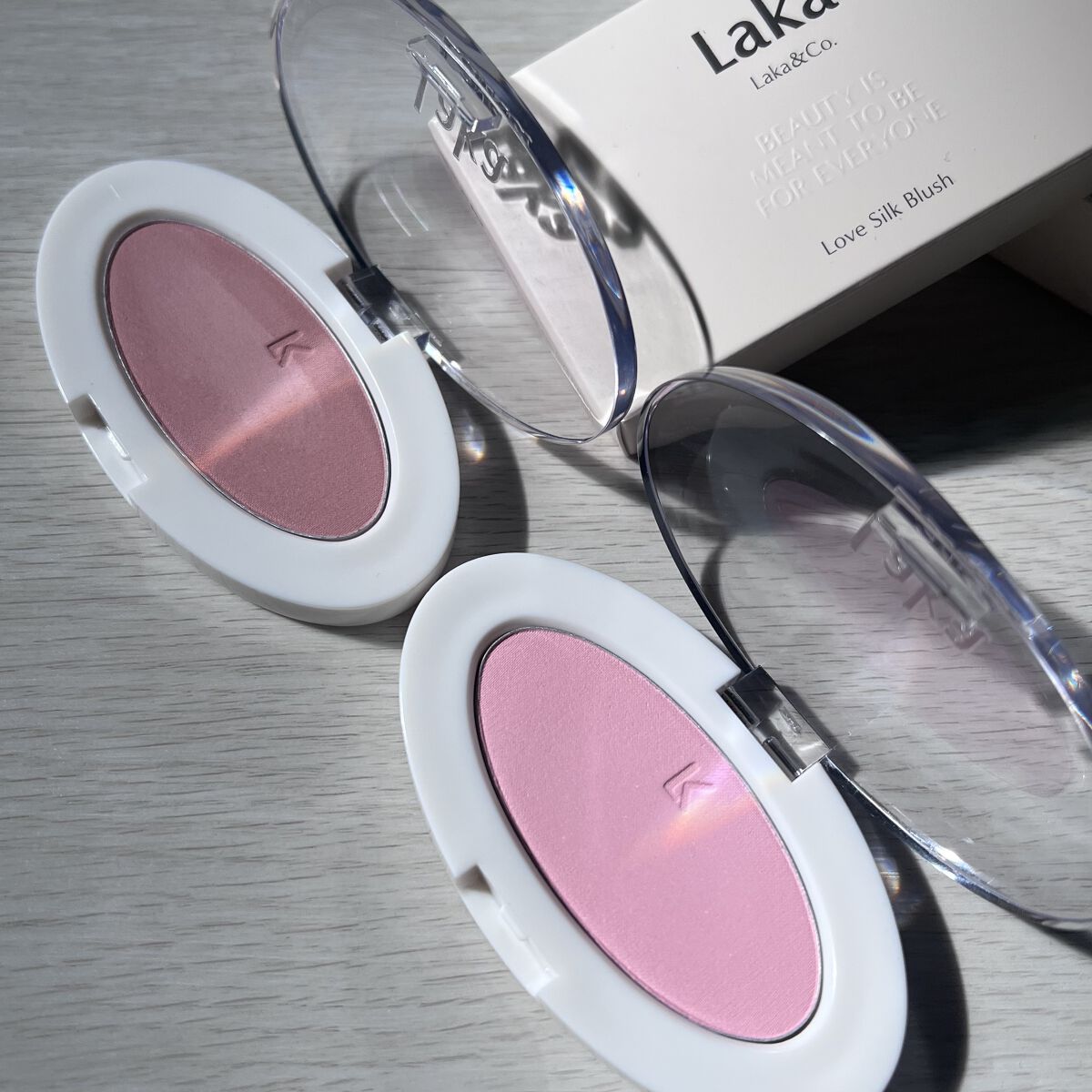ラブシルクブラッシュ/Laka/パウダーチークを使ったクチコミ（3枚目）