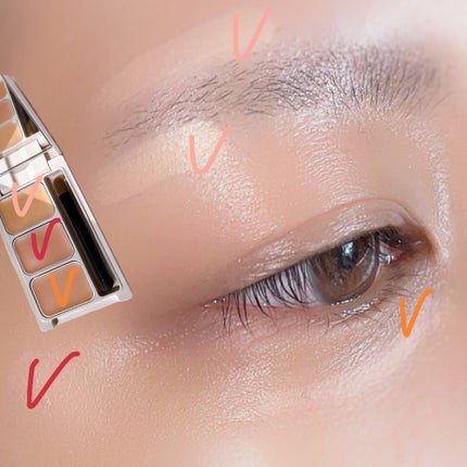 カバーパーフェクトコンシーラー/upink/パレットコンシーラーを使ったクチコミ(3枚目)