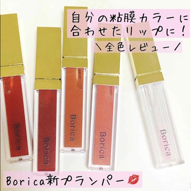 カラープランパー エクストラセラム 02 Mucosal Bordeaux(ムーコ—サルボルドー)/Borica/リップグロスを使ったクチコミ（1枚目）