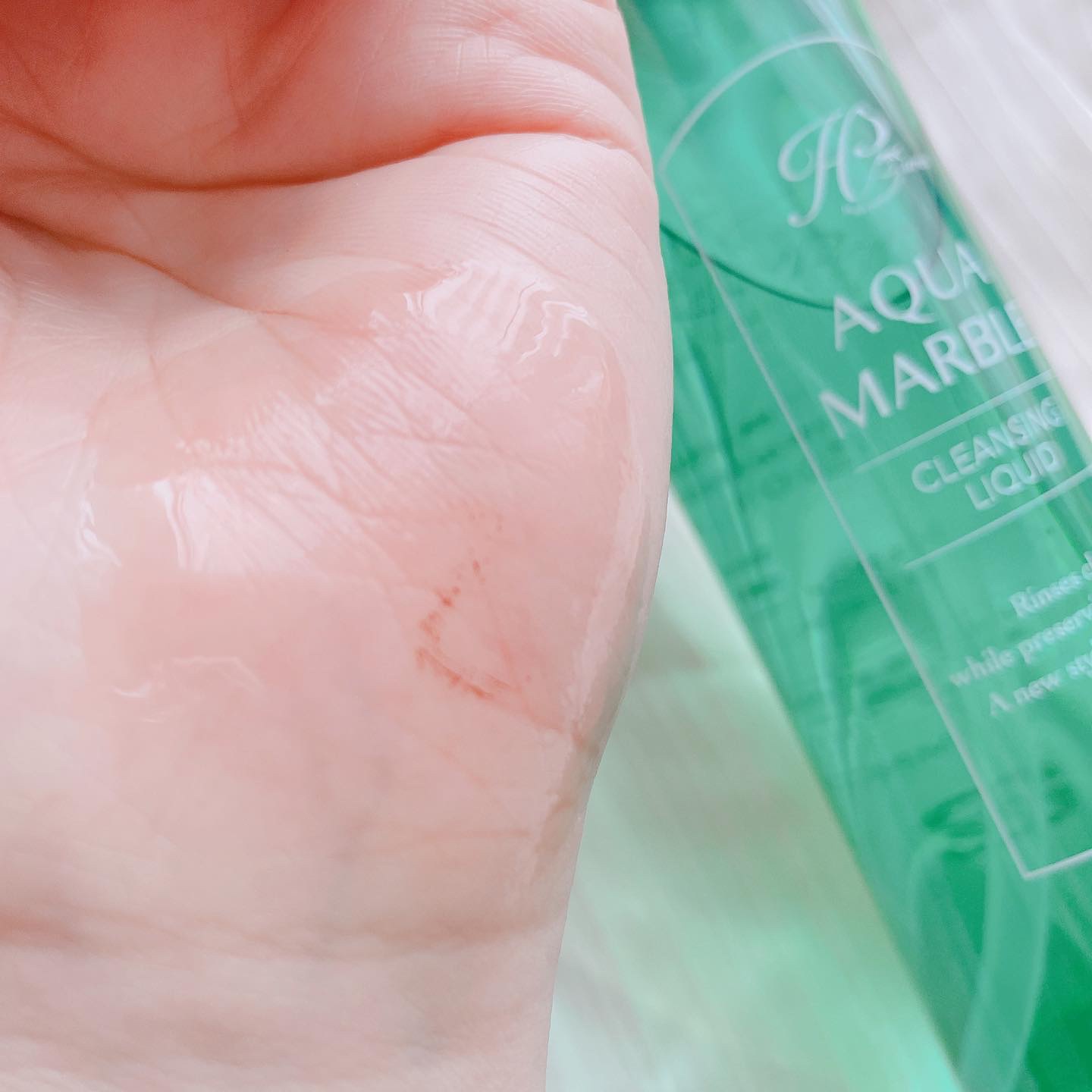アクアマーブル クレンジング リキッド/idea/クレンジングウォーターを使ったクチコミ（3枚目）