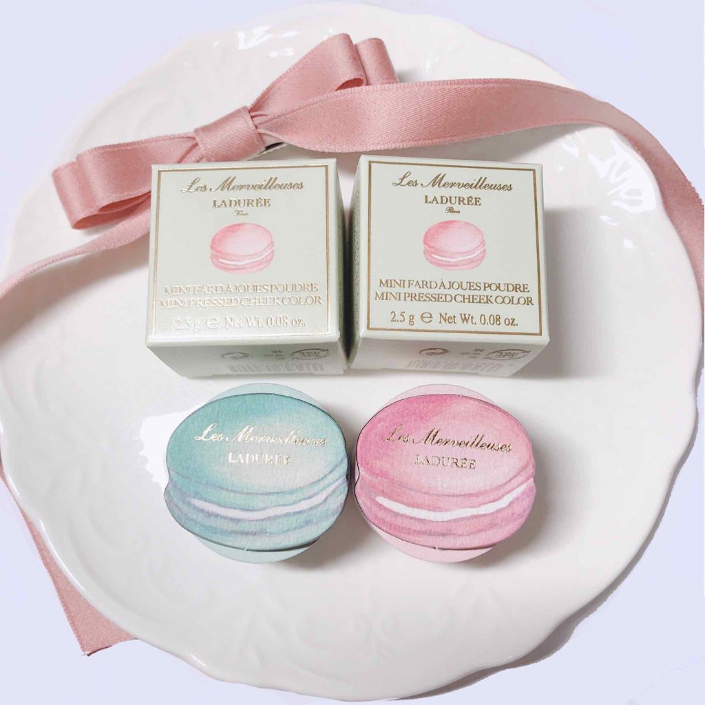 ミニ プレスト チークカラー/レ・メルヴェイユーズ ラデュレ/パウダーチークを使ったクチコミ（1枚目）