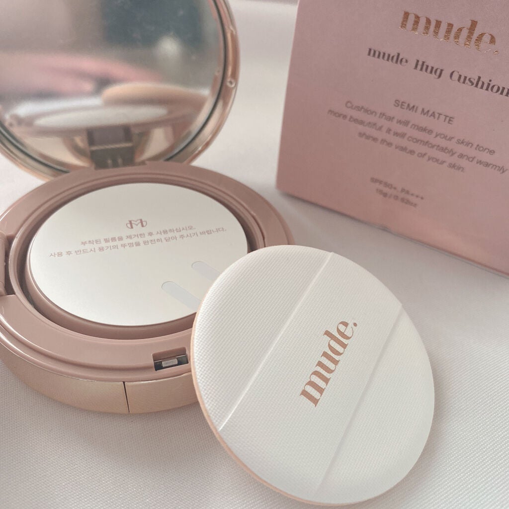 ハグクッション/mude/クッションファンデーションを使ったクチコミ(5枚目)