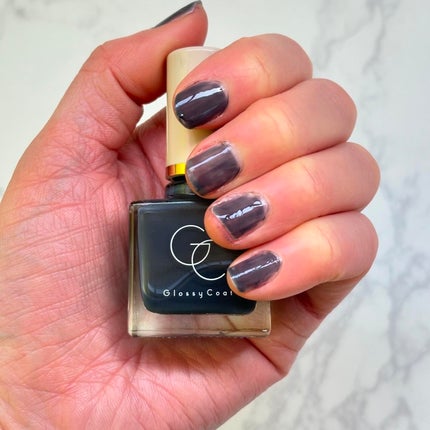 グロッシーコート ネイビーグレー(限定色)/スキューズミー/オールインワンネイルの画像