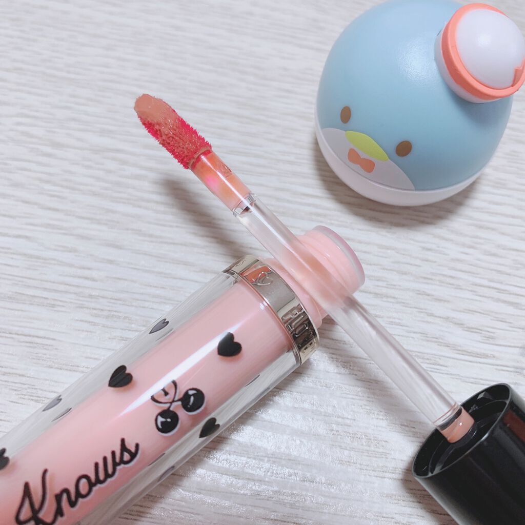 グリスニングウォータリングティント/FlowerKnows/リップティントを使ったクチコミ（3枚目）