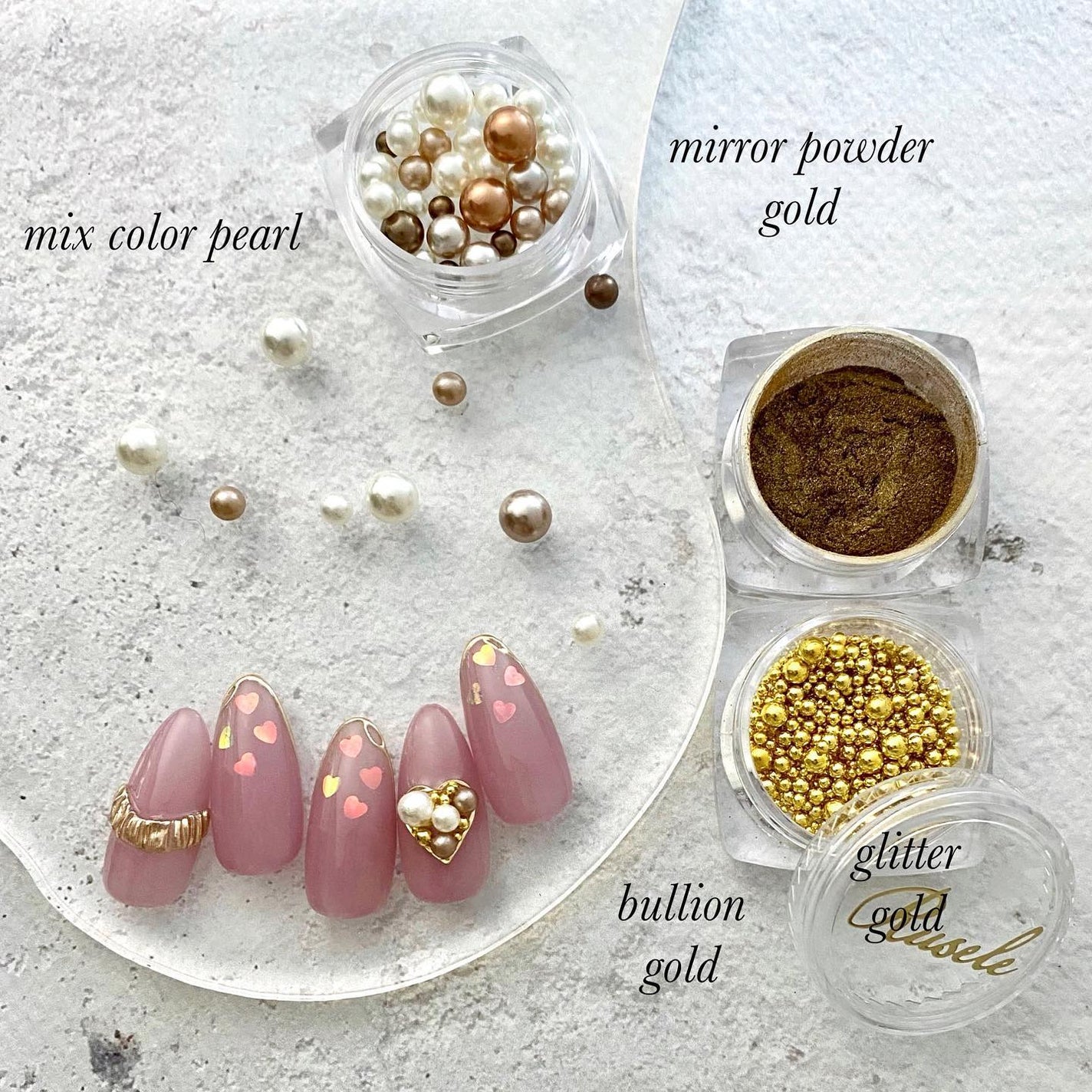 naomi on LIPS 「💝💝💝ワントーンでバレンタイン💅❤︎とパールできゅーとにオ..」(2枚目)