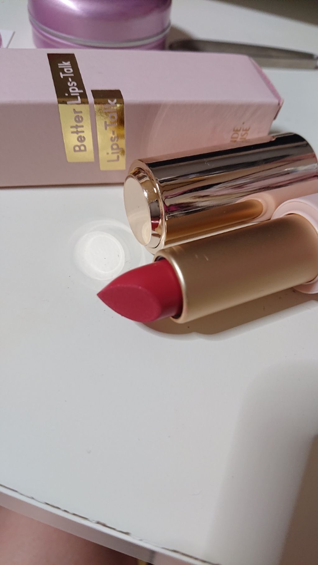 ベターリップトーク ベルベット/ETUDE/口紅を使ったクチコミ（1枚目）