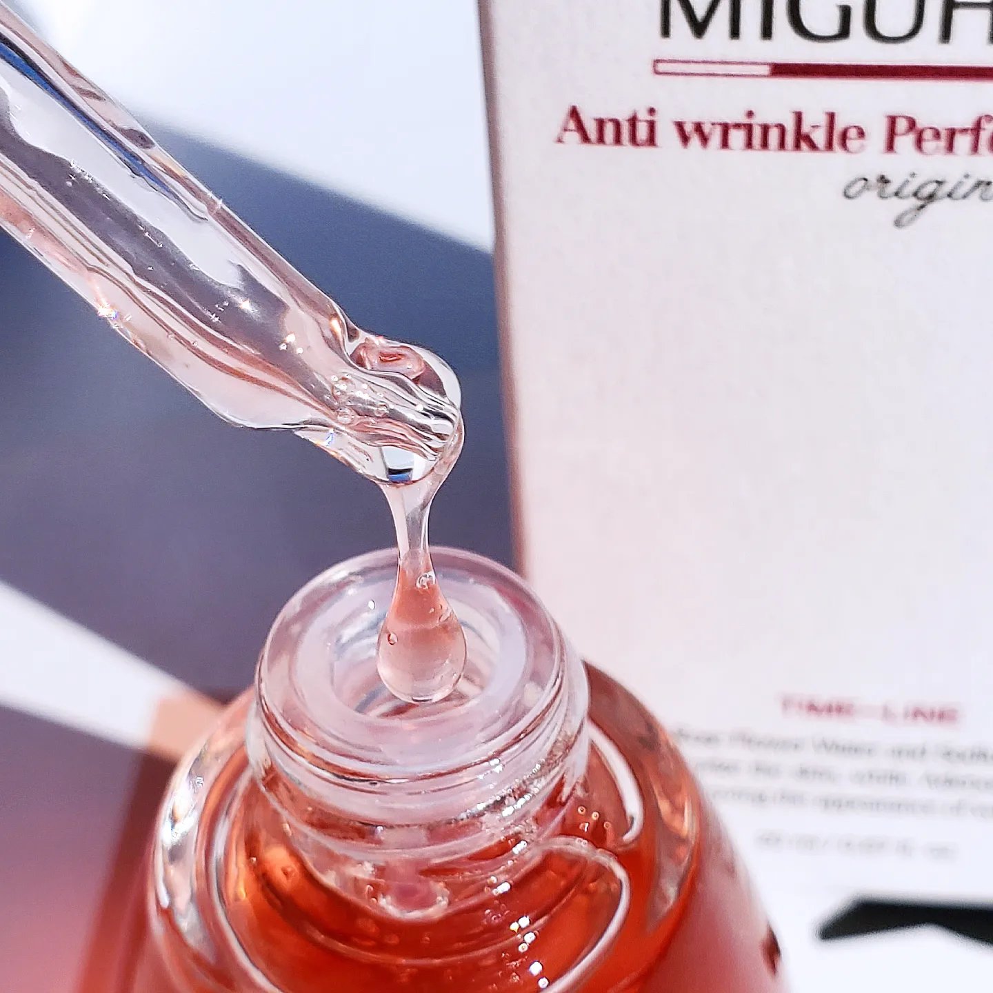 アンチリンクルエフェクトアンプルオリジン/MIGUHARA/美容液を使ったクチコミ（2枚目）