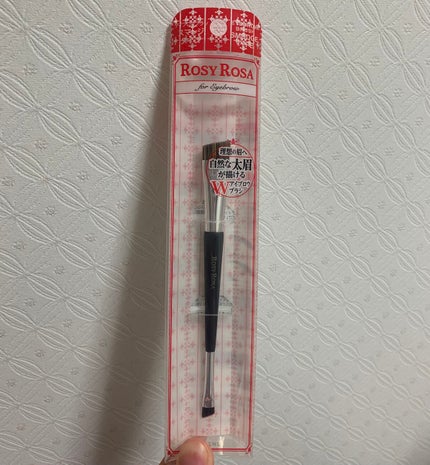 ダブルエンドアイブロウブラシ スマッジタイプ/ロージーローザ/メイクブラシを使ったクチコミ(1枚目)