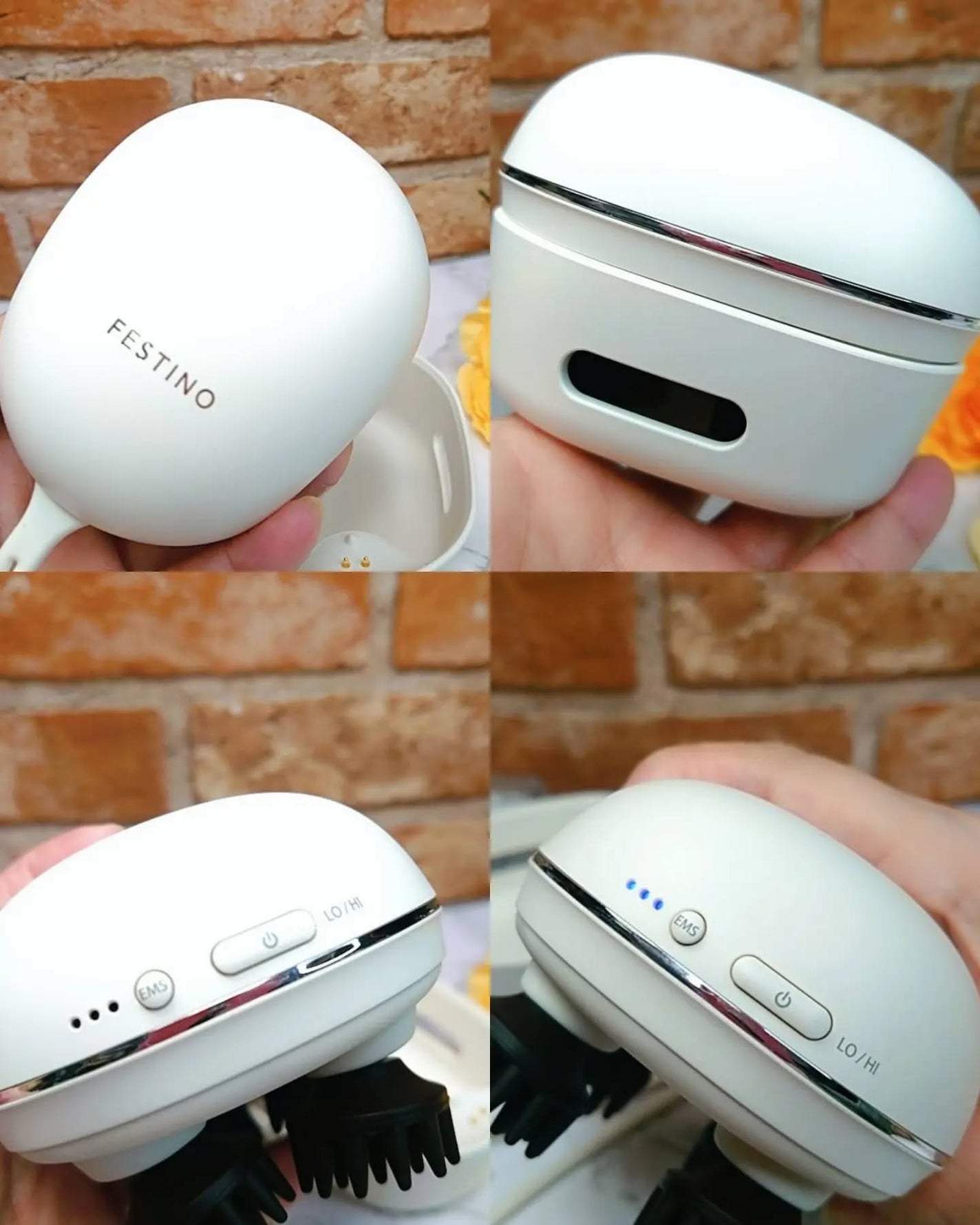充電式EMSヘッドスパ ミニ/FESTINO/ヘッドマッサージャーを使ったクチコミ(2枚目)