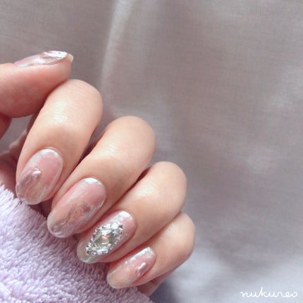 フェアリーダストパウダーオーロラピーコック/キャンドゥ/ネイルシールを使ったクチコミ(2枚目)