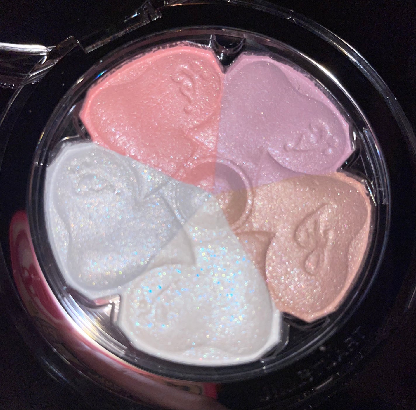 ブルーム ミックスハイライト コンパクト/JILL STUART/パウダーハイライトを使ったクチコミ(4枚目)