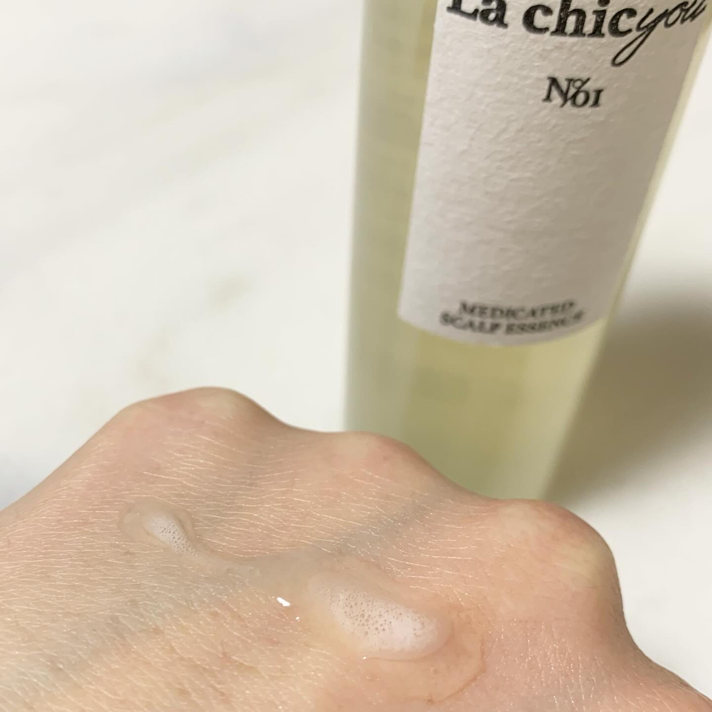 MEDICATED SCALP ESSENCE/La chicyou/頭皮ローションを使ったクチコミ（3枚目）