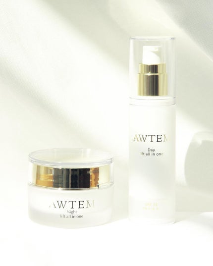 ナイトリフトオールインワン(夜⽤ジェルクリーム)/AWTEM/オールインワン化粧品を使ったクチコミ(2枚目)