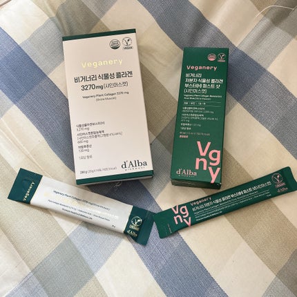 ヴィーガナリー低分子植物性コラーゲンブースターファーストショット/ダルバ/美容サプリメントを使ったクチコミ(1枚目)