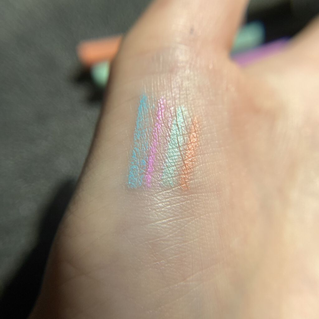 カラー ショー ライナー BU-2 トロピカルスカイブルー/MAYBELLINE NEW YORK/ペンシルアイライナーを使ったクチコミ（3枚目）