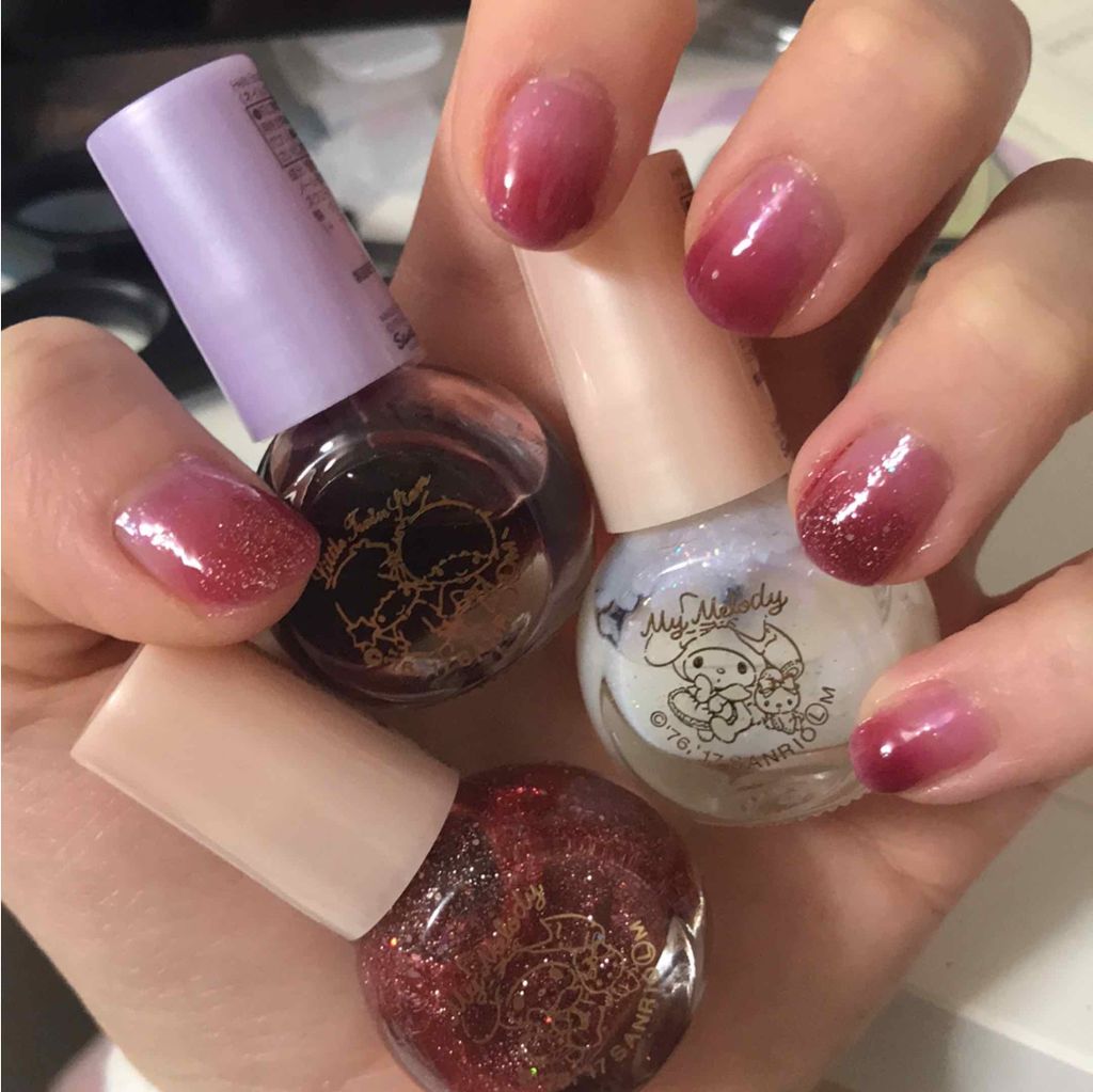 サンリオネイル/DAISO/マニキュアを使ったクチコミ(2枚目)