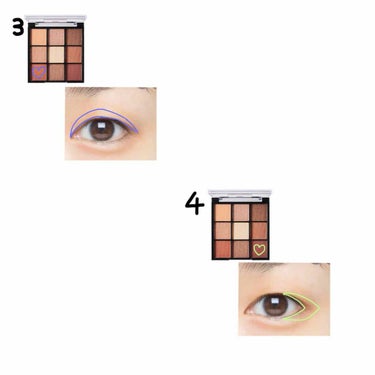 UR GLAM　BLOOMING EYE COLOR PALETTE/U R GLAM/アイシャドウパレットを使ったクチコミ（2枚目）