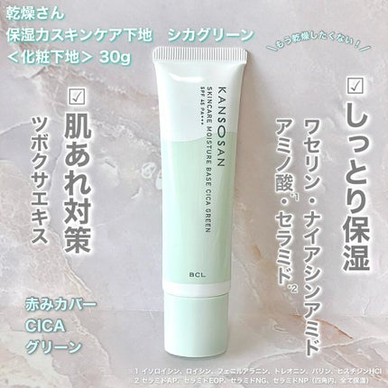 乾燥さん 保湿力スキンケア下地 シカグリーン/乾燥さん/化粧下地を使ったクチコミ(2枚目)
