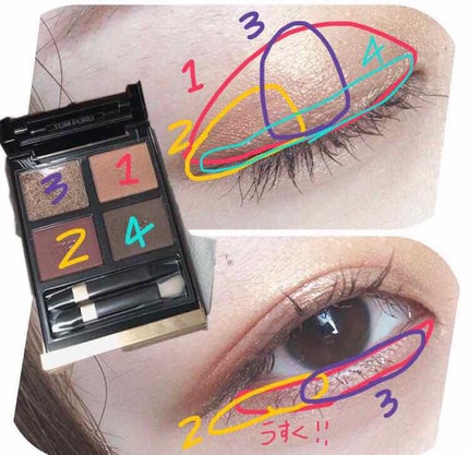 アイ カラー クォード/TOM FORD BEAUTY/アイシャドウパレットを使ったクチコミ(2枚目)