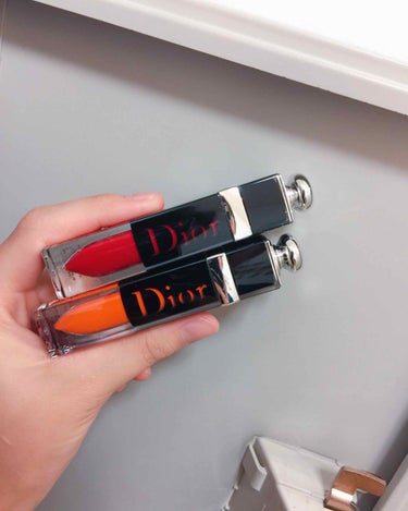 
🌹Dior アディクトラッカープランプ🌹

❤️868 ジャディオール
❤️537 オンファイア

限定のお色二つ購入しました😍

体に悪そうな可愛いパケ！笑
でもそれとは裏腹に優しいティントと感じま