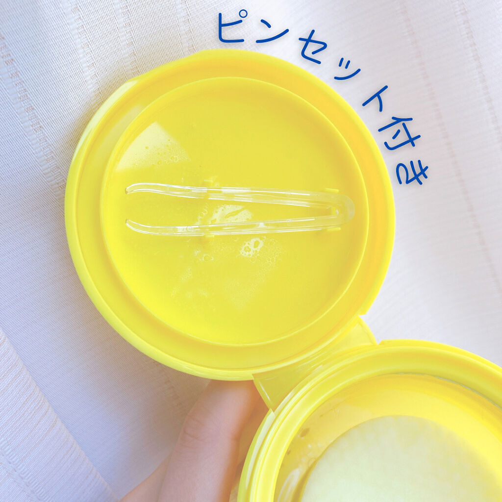 グリーンタンジェリン ビタCダークスポットケアパッド/goodal/トナーパッドを使ったクチコミ（3枚目）