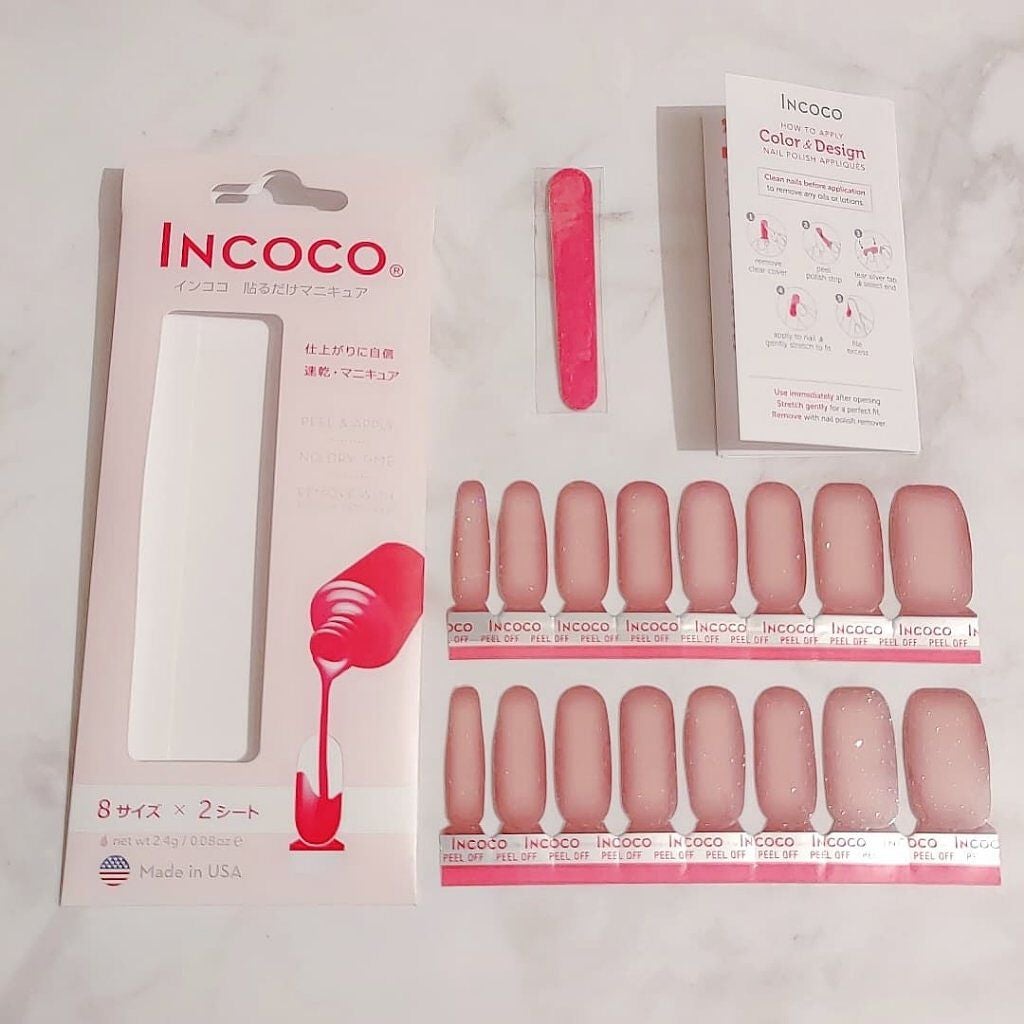 INCOCO インココ マニキュアシート/インココ/ネイルシールを使ったクチコミ(4枚目)