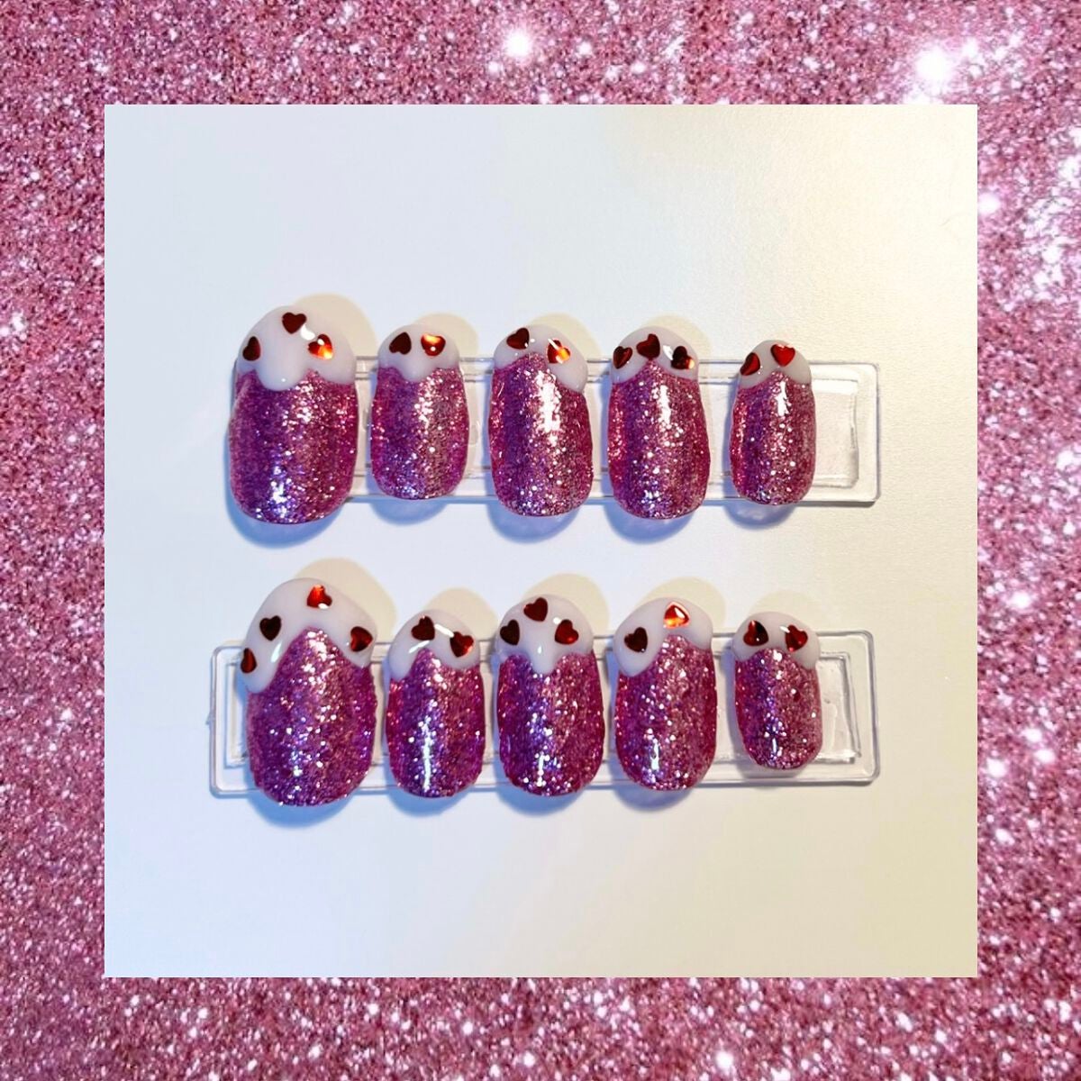 ネイルチップオーバルタイプ/DAISO/ネイルチップ・パーツを使ったクチコミ(1枚目)