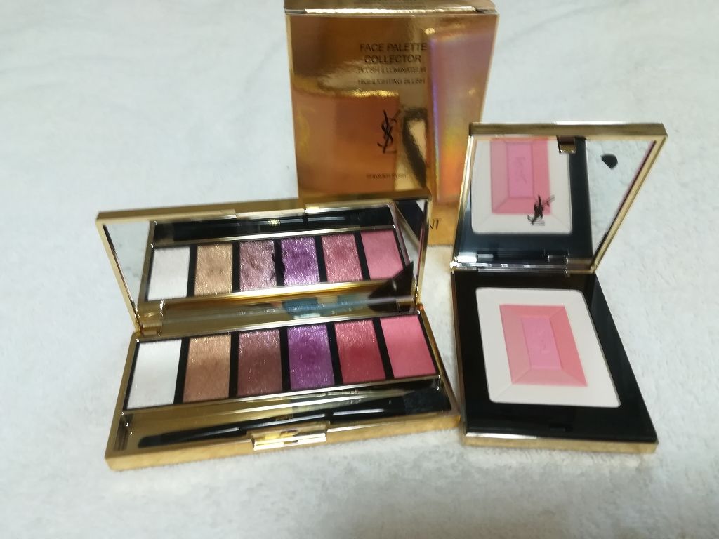 フェイスパレット シマー ラッシュ/YVES SAINT LAURENT BEAUTE/プレストパウダーを使ったクチコミ（1枚目）